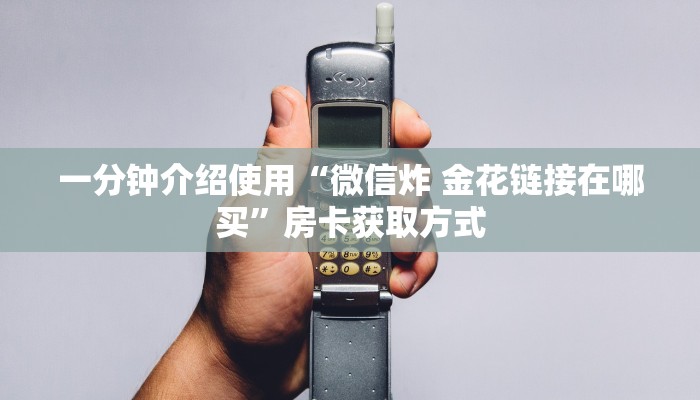 一分钟介绍使用“微信炸 金花链接在哪买”房卡获取方式