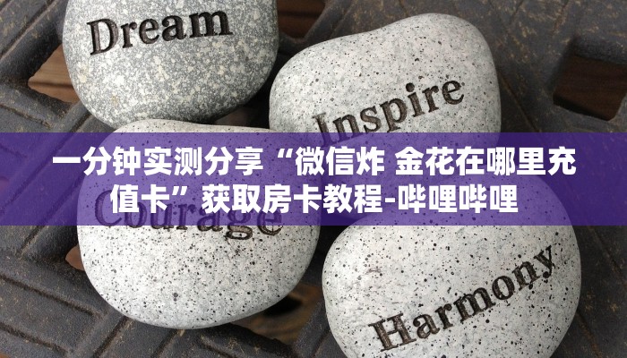 一分钟实测分享“微信炸 金花在哪里充值卡”获取房卡教程-哔哩哔哩