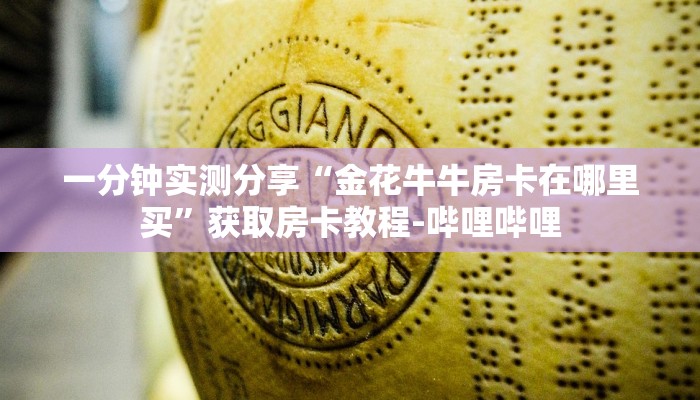 一分钟实测分享“金花牛牛房卡在哪里买”获取房卡教程-哔哩哔哩