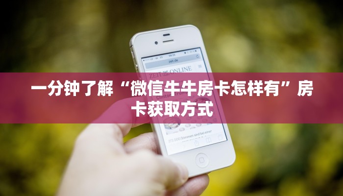 一分钟了解“微信群炸 金花链接房卡”详细房卡使用教程