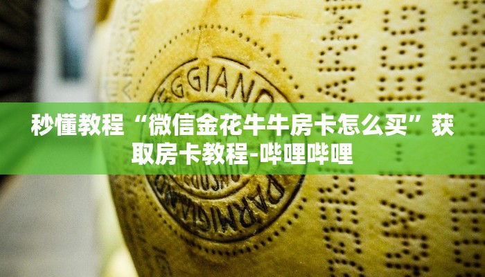 秒懂教程“微信金花牛牛房卡怎么买”获取房卡教程-哔哩哔哩