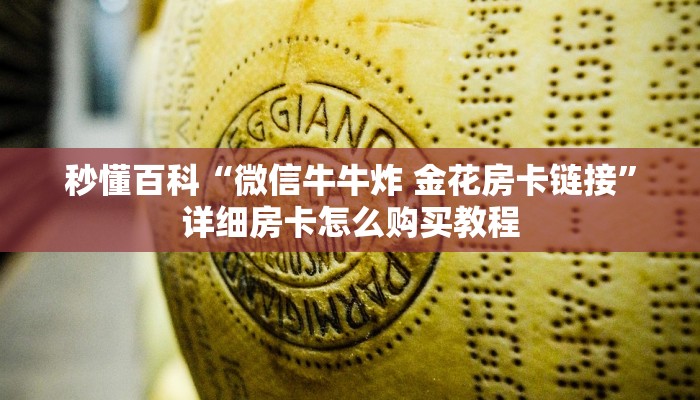 房卡必备教程“微信群金花房卡哪里充值”详细房卡教程