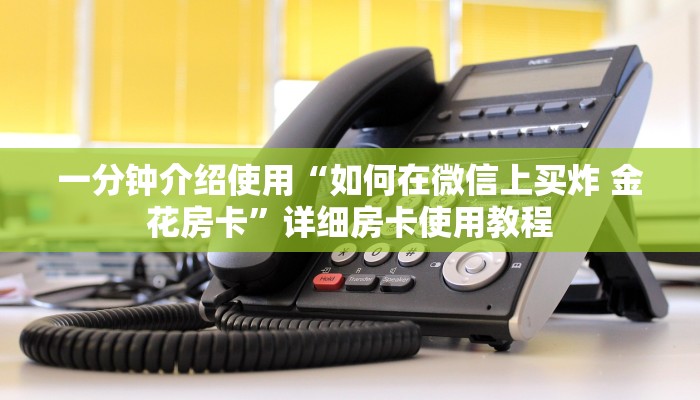 一分钟介绍使用“如何在微信上买炸 金花房卡”详细房卡使用教程