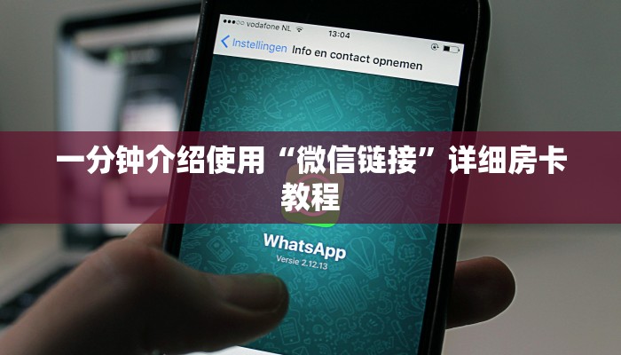 一分钟介绍使用“微信链接”详细房卡教程