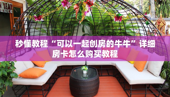 秒懂教程“可以一起创房的牛牛”详细房卡怎么购买教程
