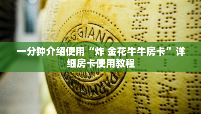 一分钟介绍使用“炸 金花牛牛房卡”详细房卡使用教程