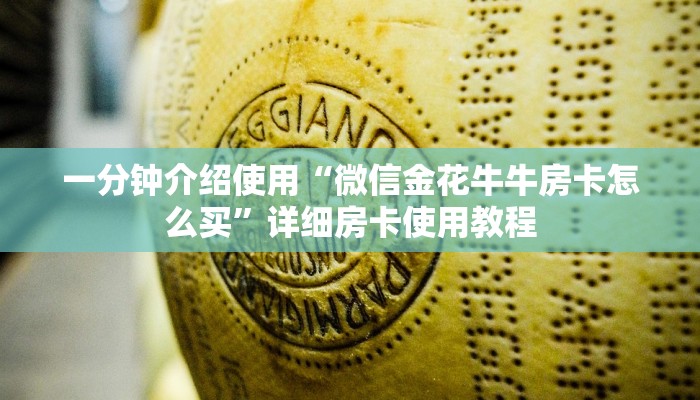 一分钟介绍使用“微信金花牛牛房卡怎么买”详细房卡使用教程