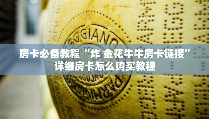 房卡必备教程“炸 金花牛牛房卡链接”详细房卡怎么购买教程