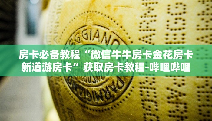 房卡必备教程“微信牛牛房卡金花房卡新道游房卡”获取房卡教程-哔哩哔哩