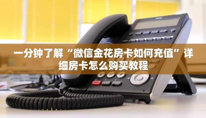 一分钟了解“微信金花房卡如何充值”详细房卡怎么购买教程