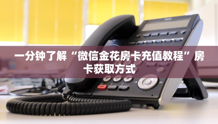 一分钟了解“微信金花房卡充值教程”房卡获取方式