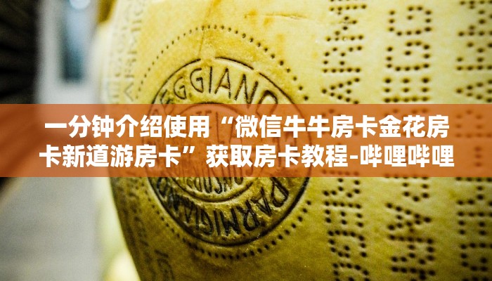 一分钟介绍使用“微信牛牛房卡金花房卡新道游房卡”获取房卡教程-哔哩哔哩