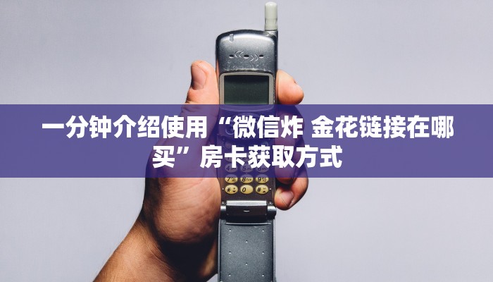 一分钟介绍使用“微信炸 金花链接在哪买”房卡获取方式