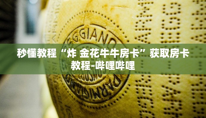 秒懂教程“炸 金花牛牛房卡”获取房卡教程-哔哩哔哩