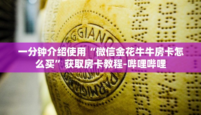一分钟介绍使用“微信金花牛牛房卡怎么买”获取房卡教程-哔哩哔哩