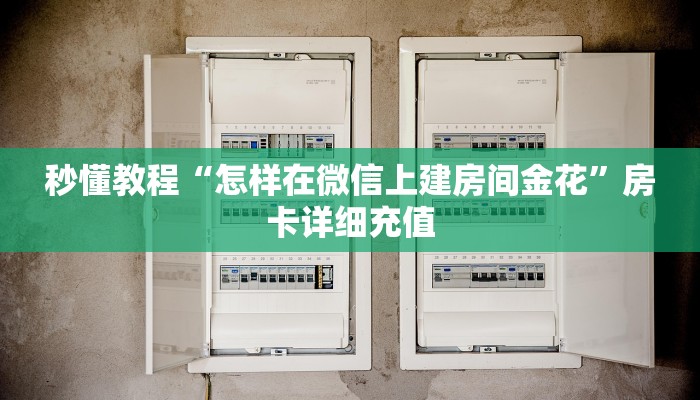 秒懂教程“怎样在微信上建房间金花”房卡详细充值