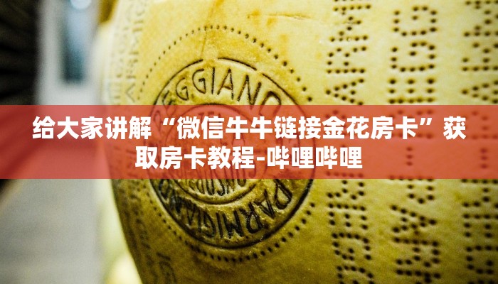 给大家讲解“微信牛牛链接金花房卡”获取房卡教程-哔哩哔哩