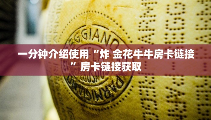 一分钟介绍使用“炸 金花牛牛房卡链接”房卡链接获取
