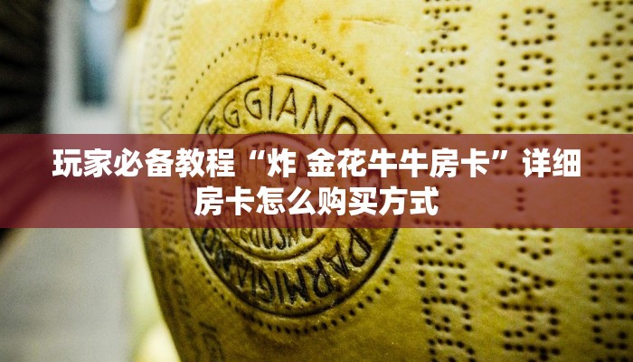 玩家必备教程“炸 金花牛牛房卡”详细房卡怎么购买方式