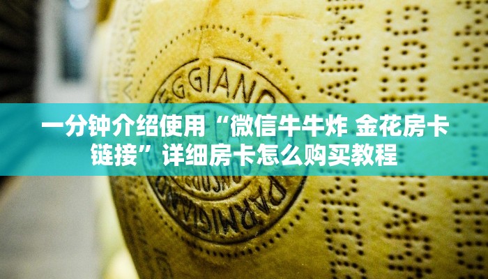 一分钟介绍使用“微信牛牛炸 金花房卡链接”详细房卡怎么购买教程